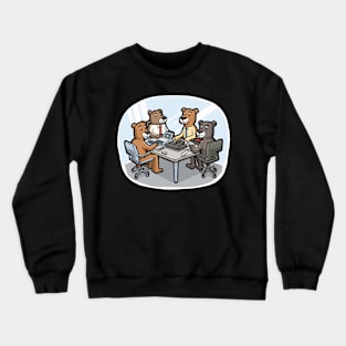 Office Animal Antics Crewneck Sweatshirt